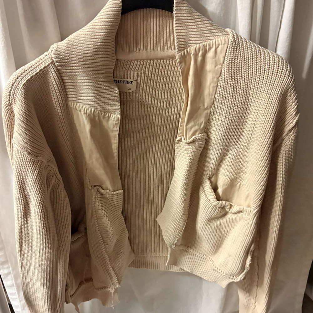 We The Free Cream Cardigan Sweater - Picture 2 of 10